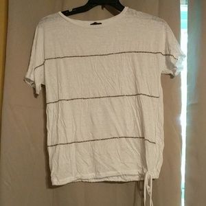 Awesome linen like beaded tee shirt